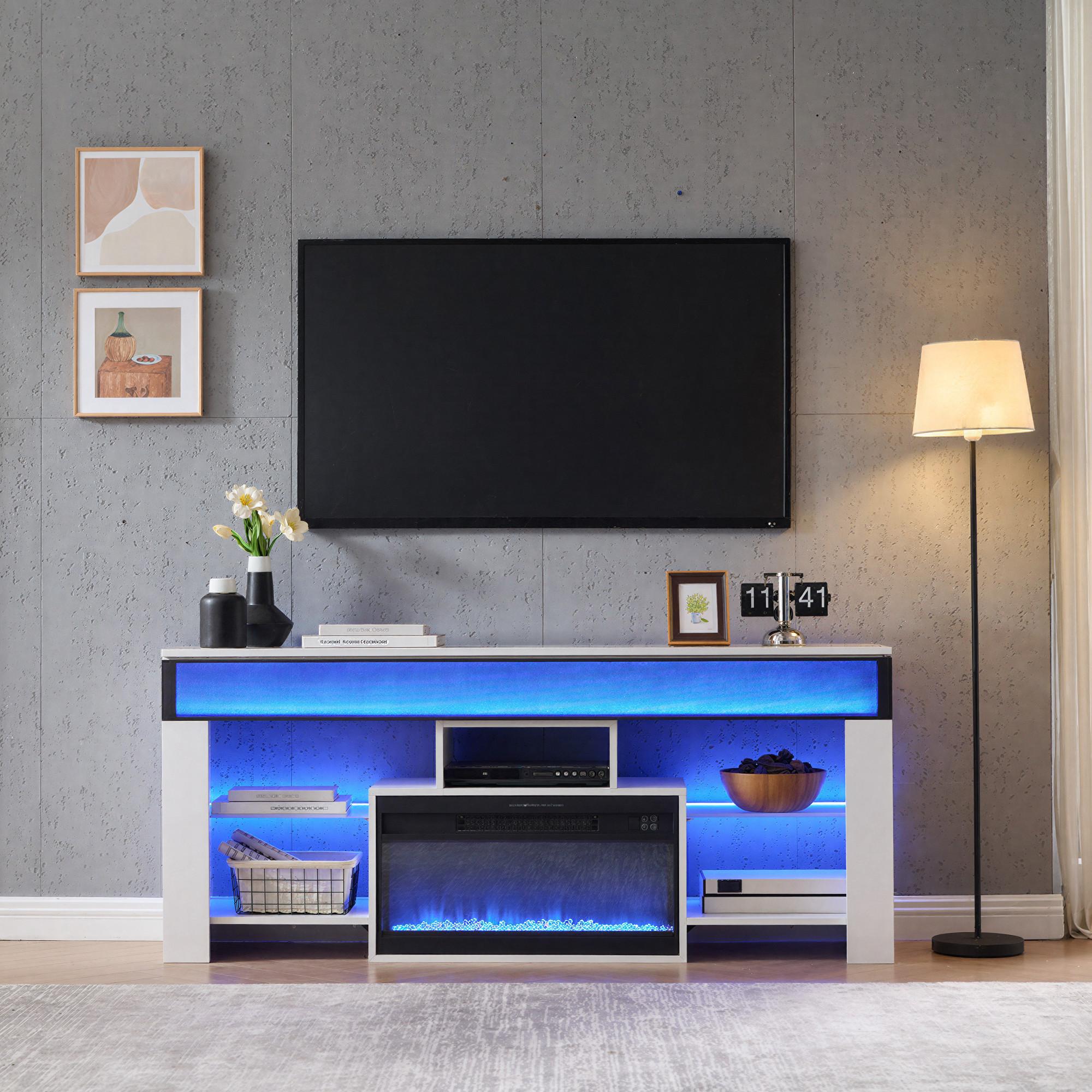 【新生活応援】YouTubeもTVも！37型TV&Chromecast4Kセット Rent to Own Living Essentials Neo Fireplace TV Console w/62